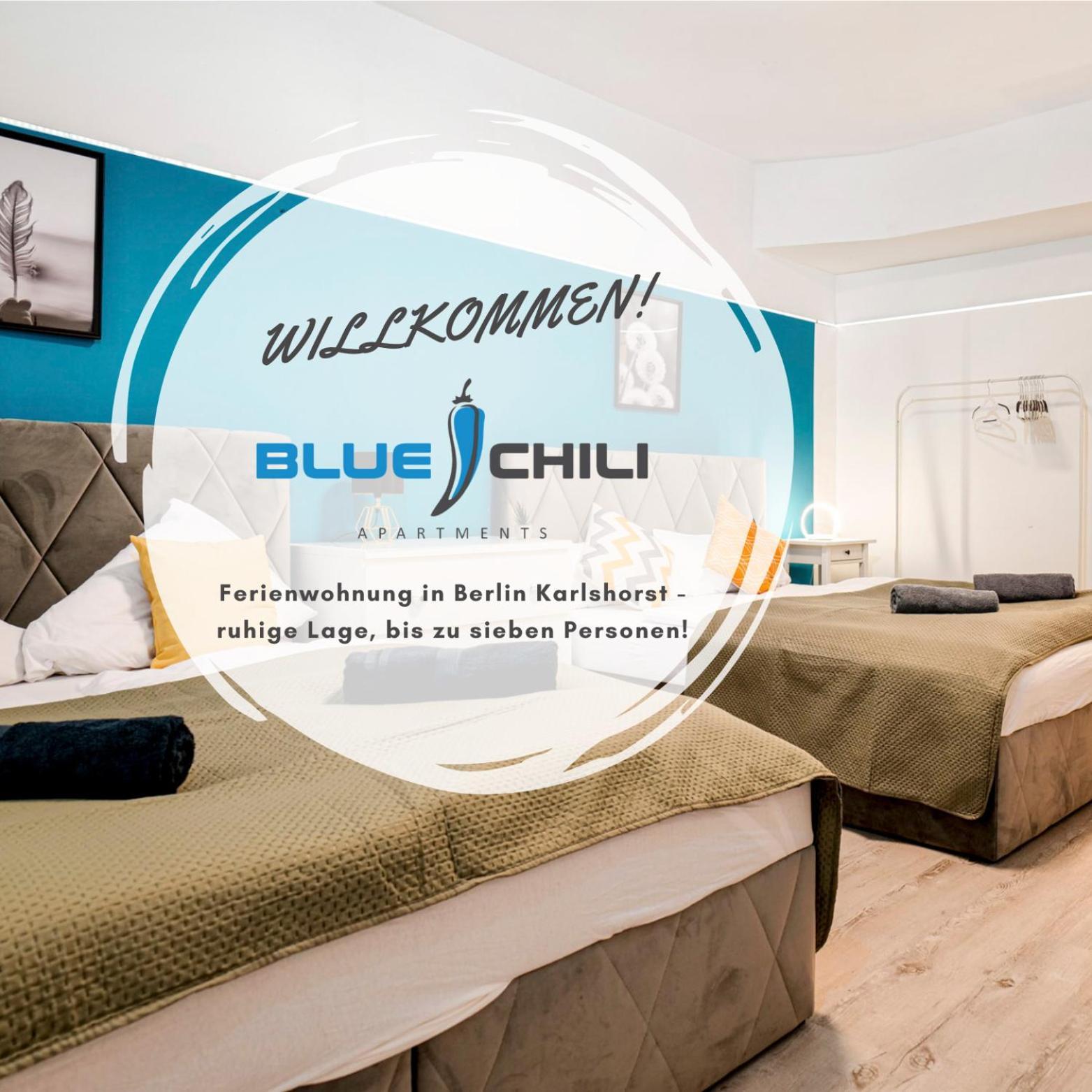 Blue Chili 31 - Stadtwohnung Fuer 7 - Modern Zentral Karlshorst Wlan Berlim Exterior foto